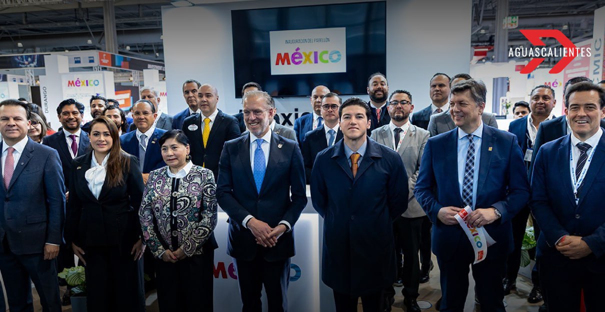 Tere Jiménez participa en la inauguración del Pabellón México en la Feria Hannover Messe