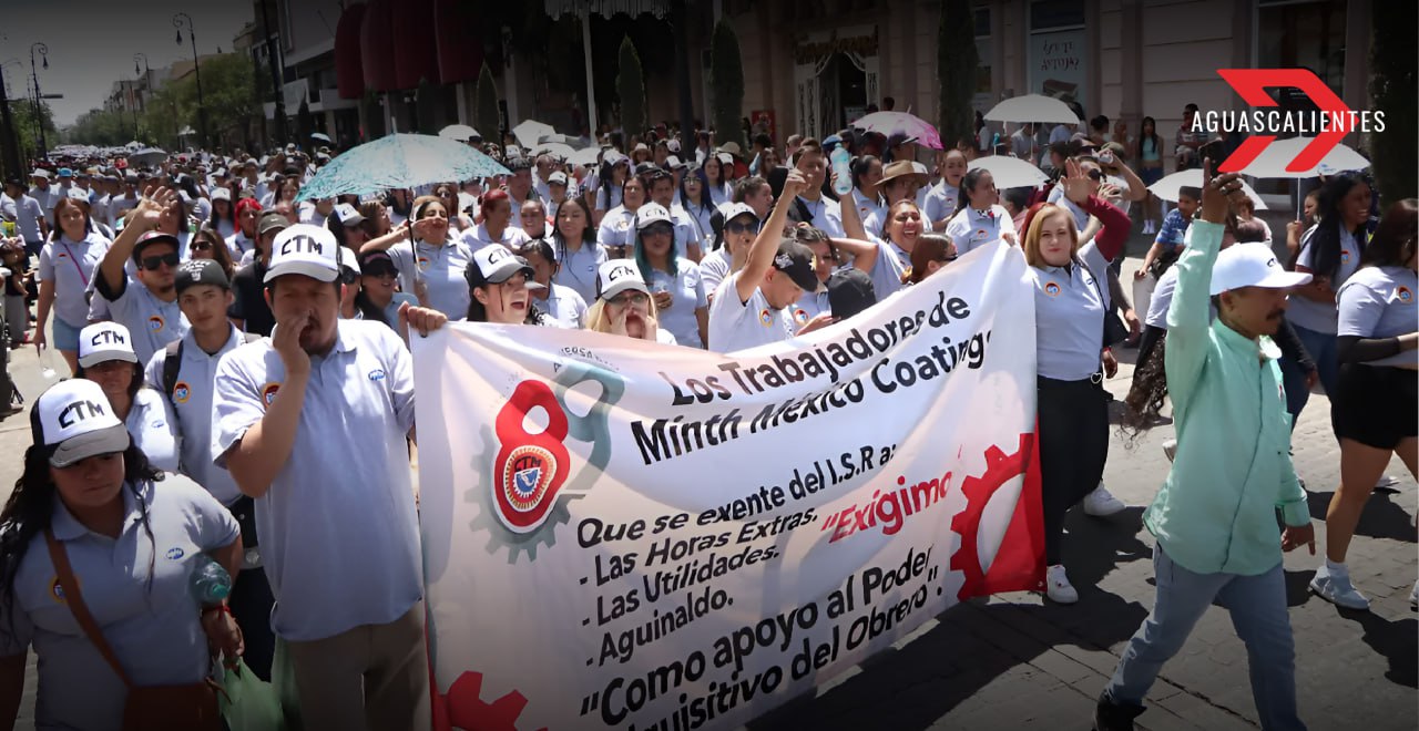 Trabajadores de Aguascalientes y sindicatos refuerzan compromiso con la productividad