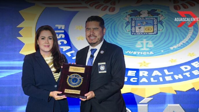 Tere Jiménez destaca fortalecimiento de la Fiscalía y seguridad pública en Aguascalientes en sus primeros 100 días