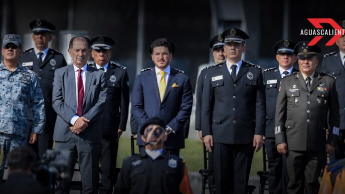 Samuel García toma protesta a 363 cadetes de la Fuerza Civil